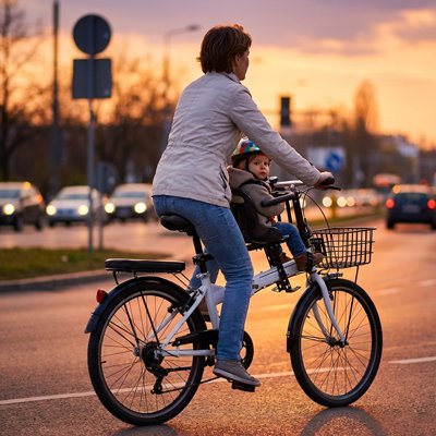 Porte bebe velo 